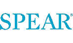 About Us 8 SPEAR logo in blue text on transparent background