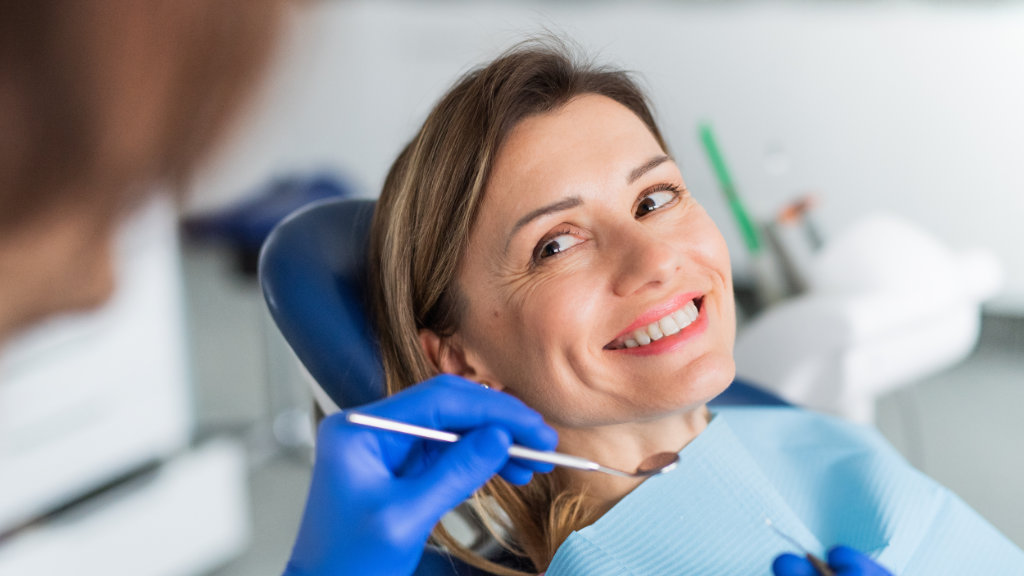 Periodontal Therapy 1 female dental patient general treatment